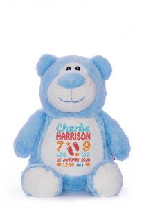 Personalised Blue Bear Teddy