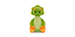Personalised Green Dinosaur Toy Cubby Teddy
