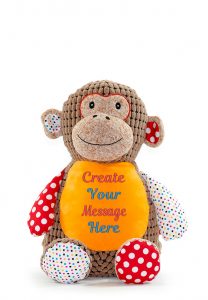 Personalised Monkey Teddy