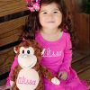 Personalised Monkey Teddy