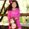 Personalised Monkey Teddy