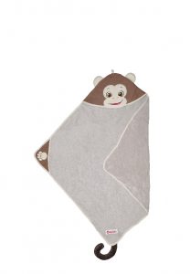 Personalised Monkey Hooded Towel