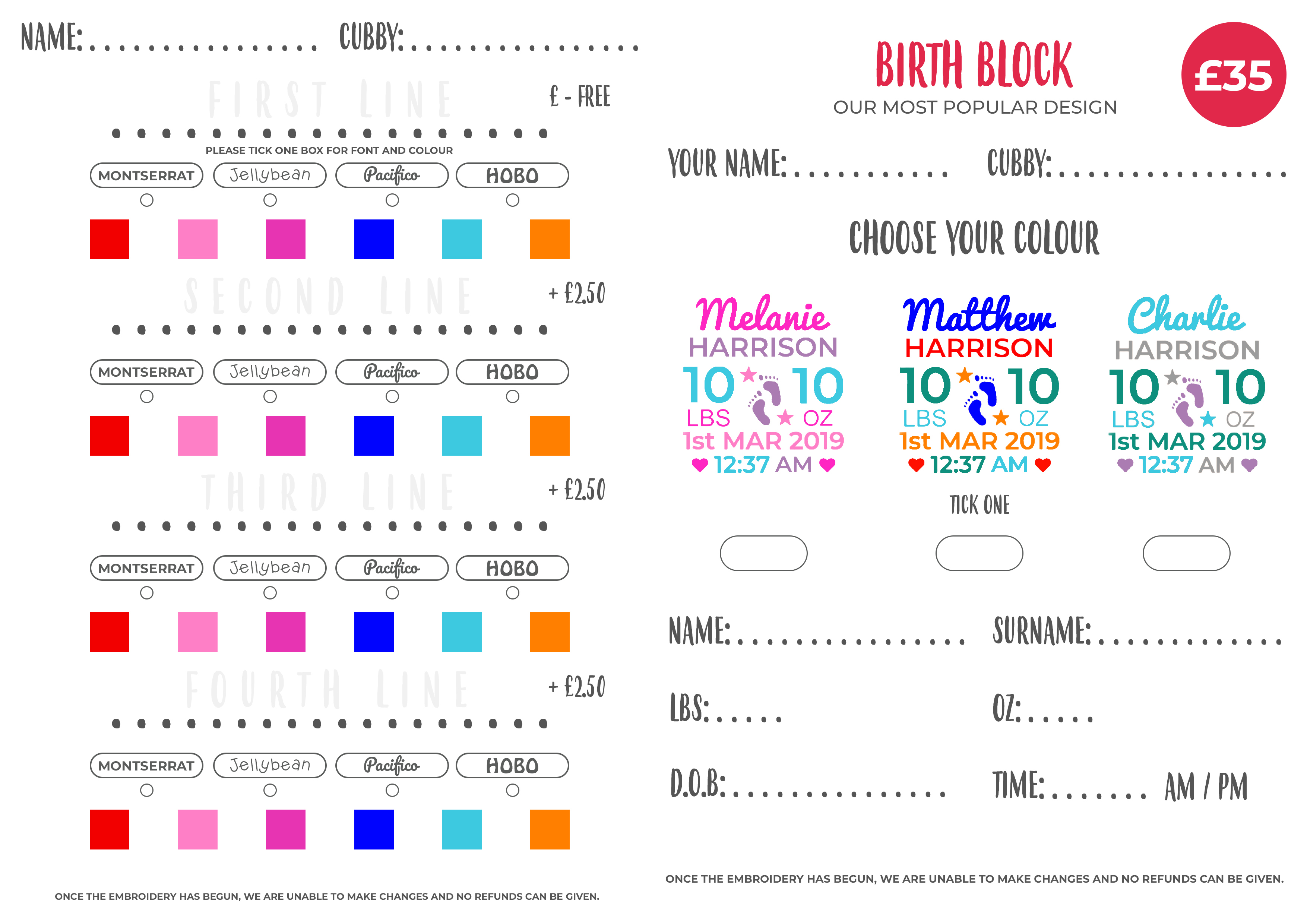 Kiosk Sheets