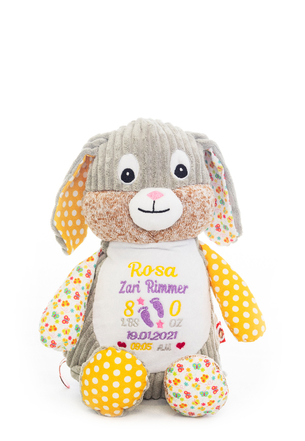 Baby Sensory Morning Sunshine Bunny with Embroidery