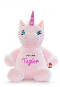 Personalised Unicorn Teddy Bear