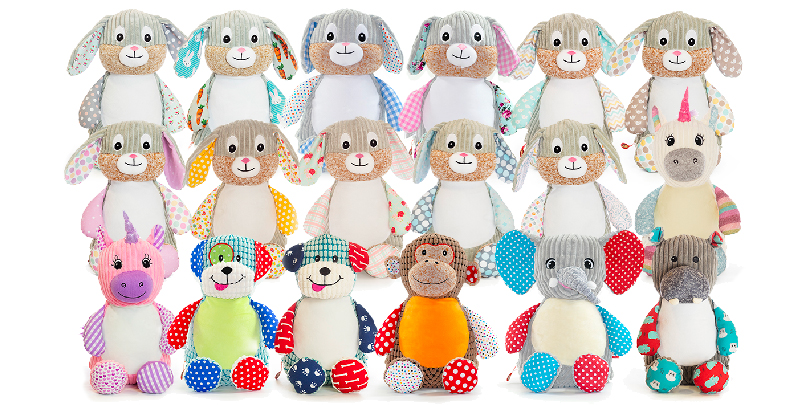 Personalised Sensory Bunny Teddy Collection