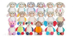 Personalised Sensory Bunny Teddy Collection