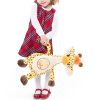 Personalised Giraffe Teddy Baby Sensory Toy