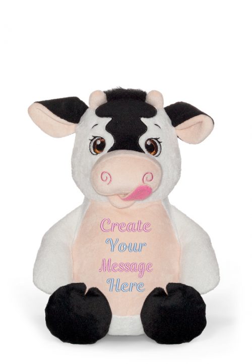 Personalised Cow Teddy Bear Personalised Bears By Cubbies