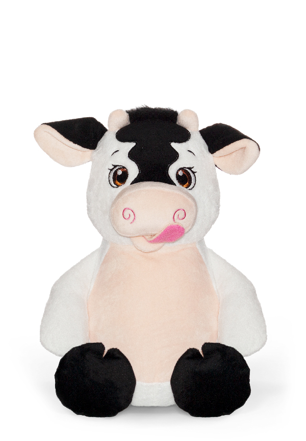 personalised cow teddy