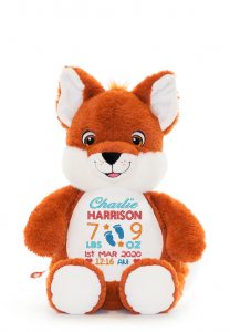 Personalised Fox Teddy Bear