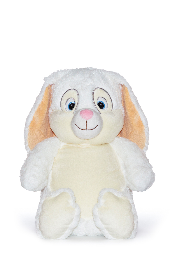 white rabbit teddy