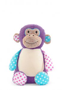 Personalised Monkey Teddy